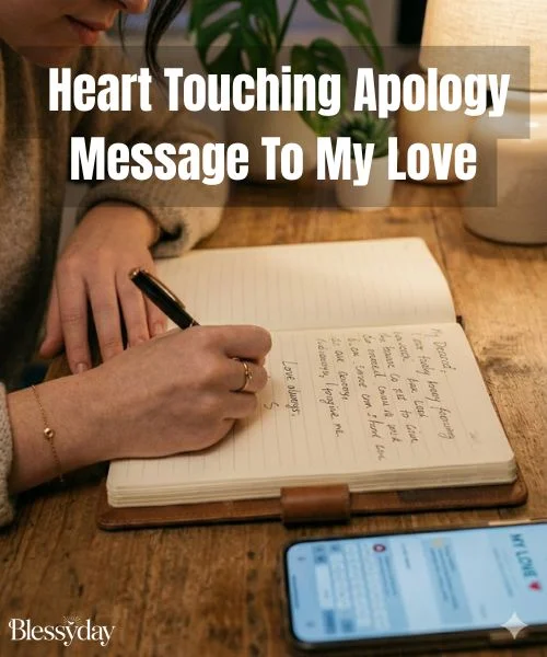 Heart Touching Apology Message To My Love