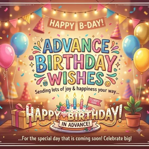 Advance Birthday Wishes