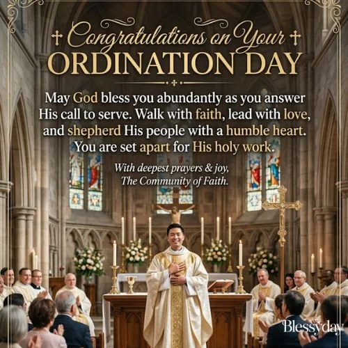 ordination day wishes quotes