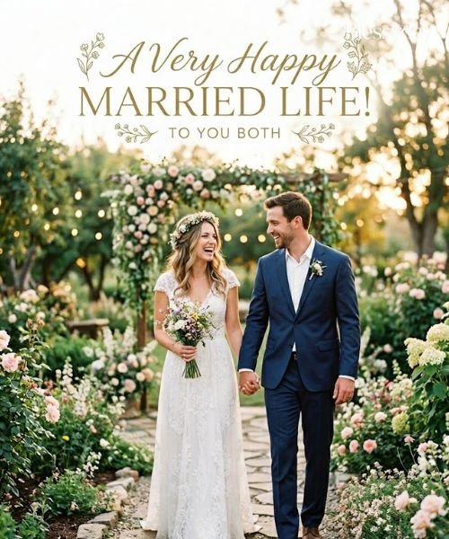 150 Happy Married Life Wishes Text Messages For Newly Married Couples 2026
