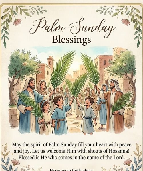 Happy Palm Sunday Blessings and Wishes 2026